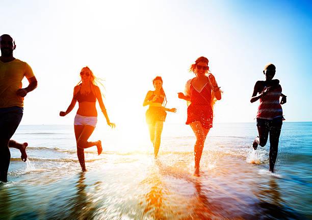 istock Friendship Freedom Beach Summer Holiday Concept 482141888