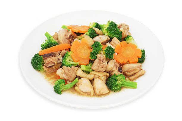 istock stir fried chicken with broccoli and carrot 482142088