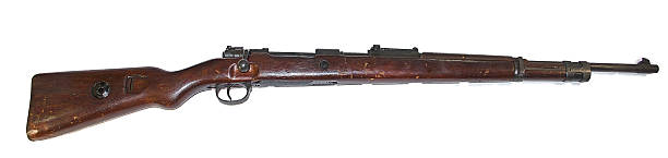 istock Old German carabin Mauser 98-K separated on white background 482143286