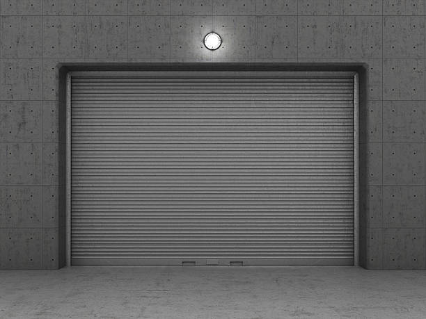 istock Garage building made of concrete 482151264