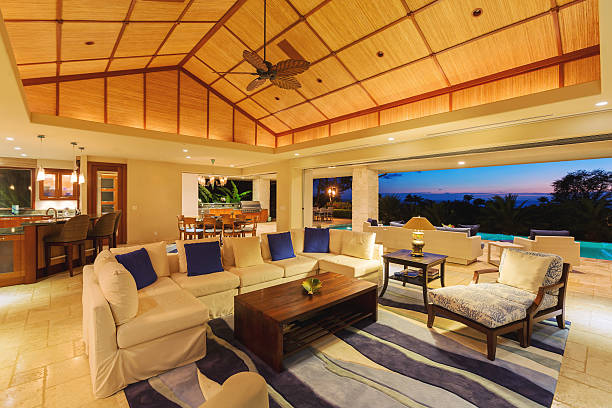istock Living Room in Luxury Home 482151578
