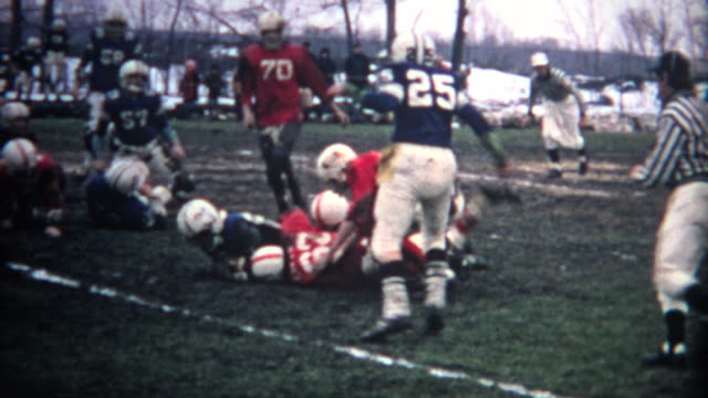 (8mm Vintage) Muddy Football Game