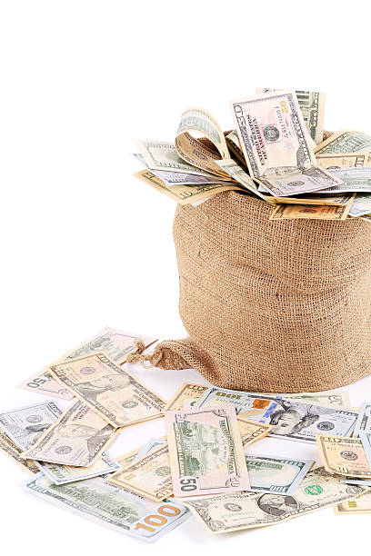 istock Money in the bag. 482155823