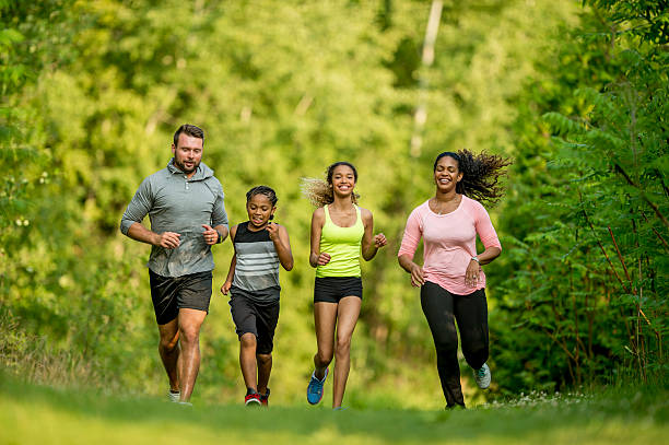 istock Family Jogging at the Park 482162070