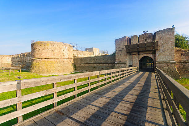 Ravenna, Italy - January 19, 2015: The Brancaleone Fortress (Rocca Brancaleone) in Ravenna, Emilia-Romagna, Italy
