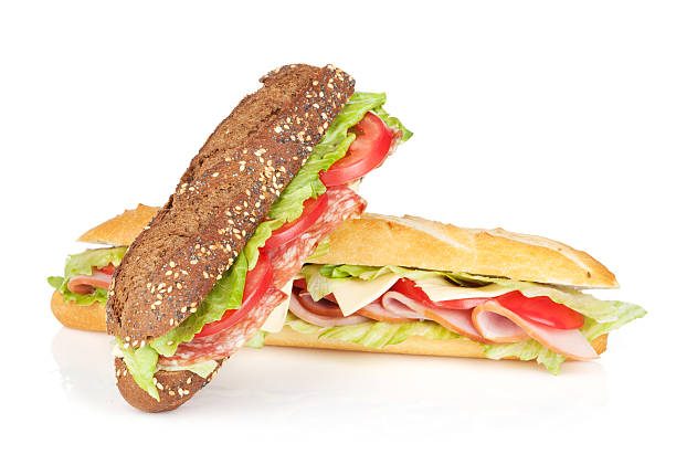 istock Fresh sandwiches with meat and vegetables 482179956