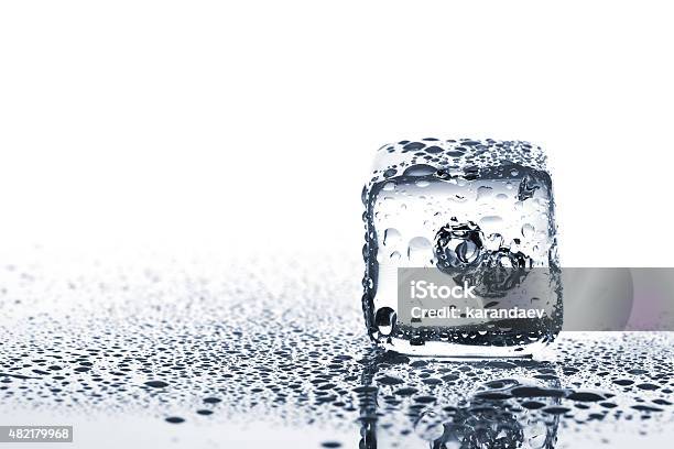 Melting Ice Cube Stock Photo - Download Image Now - Ice, Melting, 2015