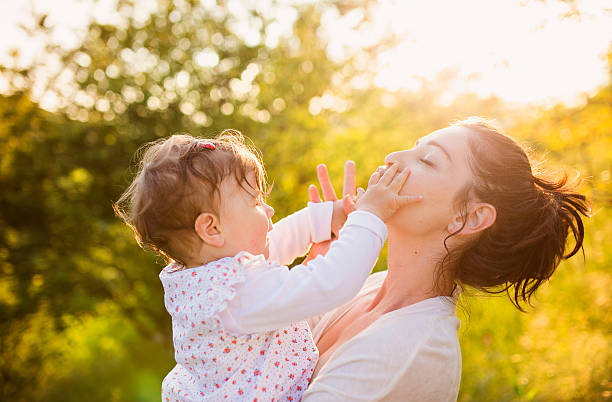 istock Happy mother and her baby 482185048