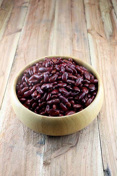 istock Red beans in the wooden bowl. 482185208