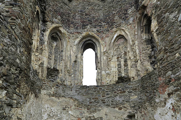 istock Gothic Window - Ruins of the Okor Castle 482186550