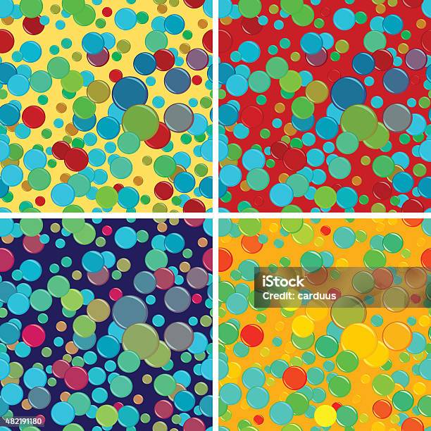 Abstract Bubbles Seamless Pattern Stock Illustration - Download Image Now - 2015, Abstract, Abstract Backgrounds