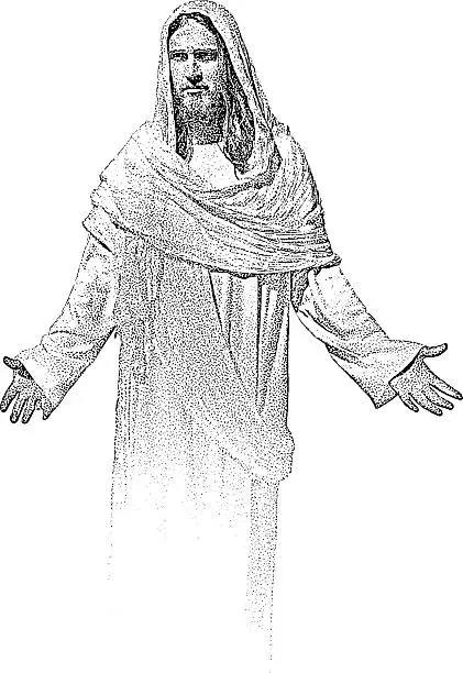 Vector illustration of Jesus Christ