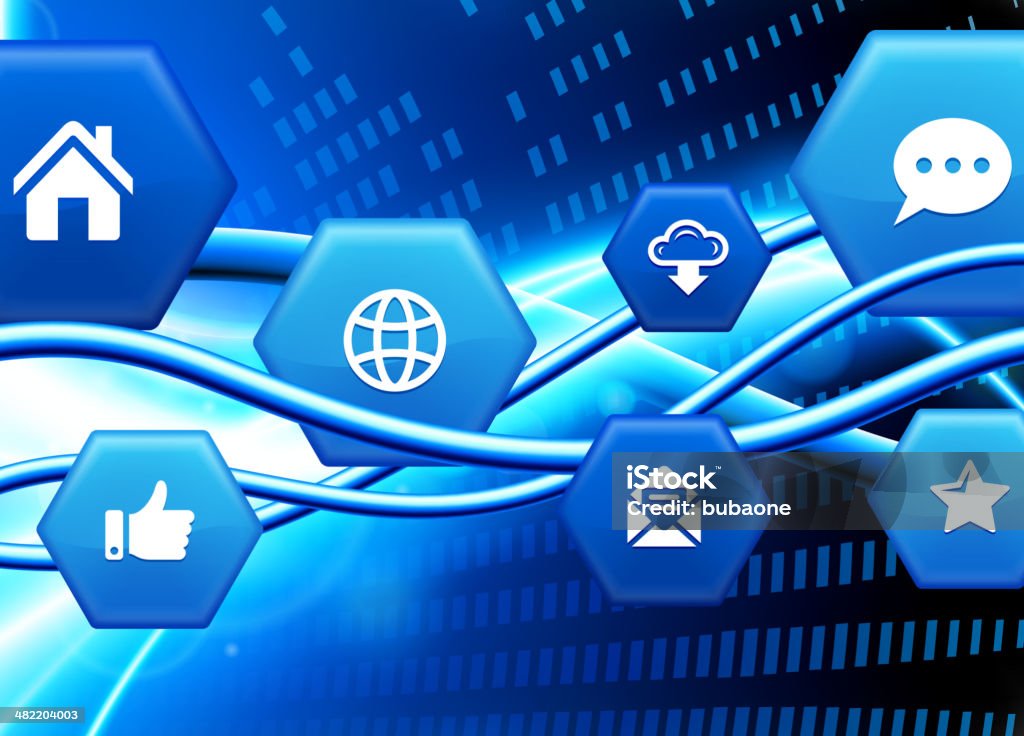 Internetworking Background Internet Background With Computer Royalty Free Vector Arts Stock ...