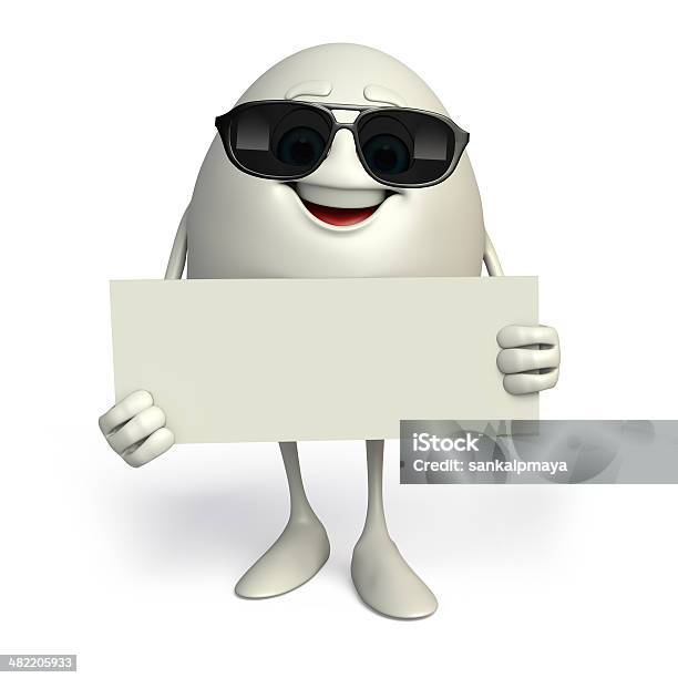 Happy Egg With Sign Stock Photo - Download Image Now - Animal Egg, Animal Shell, Beauty