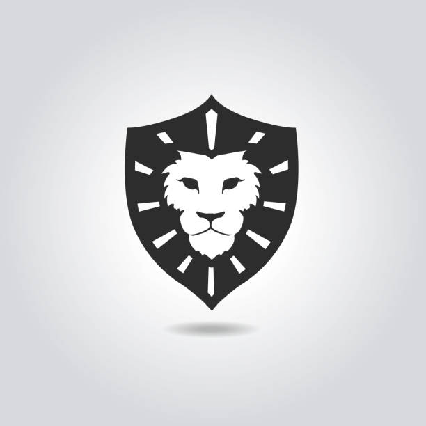 istock Lion face logo emblem template for business or t-shirt 482209144