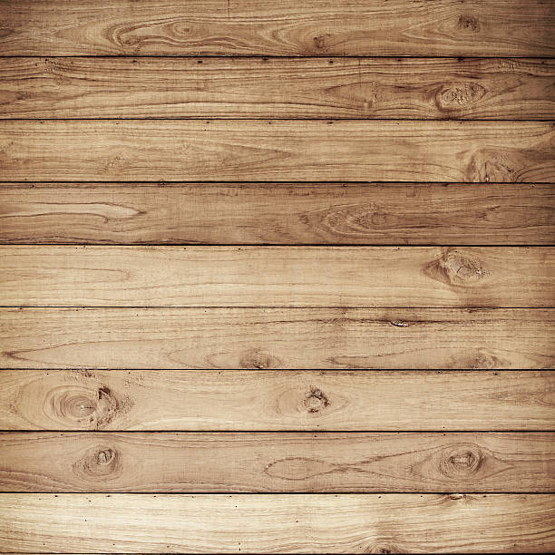 ライトブラウンの木製の背景 - hardwood old in a row pattern ストックフォトと画像