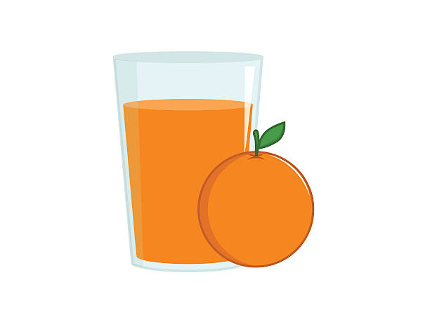 Orange Juice Stock Illustration - Download Image Now - Orange Juice, Cartoon,  Drinking Glass - iStock