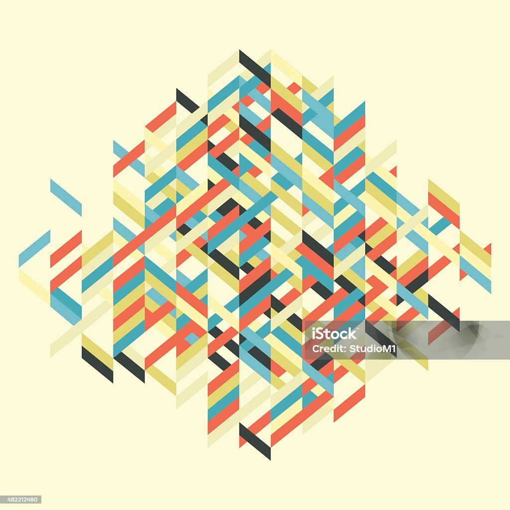 Abstract Vector Illustration. Abstract Vector Illustration. Can Be Used For Design And Presentation. Woven Fabric stock vector