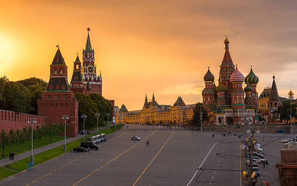 istock Kremlin, Red Square and Saint Basil's Cathedral in Moscow. Russia 482221360