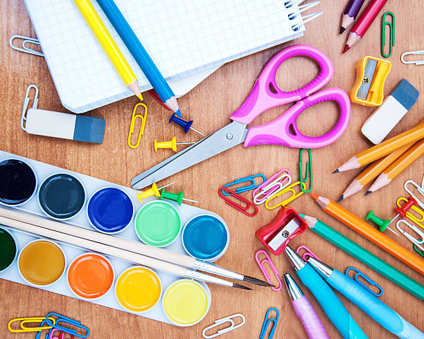 istock assortment of various school items 482231586
