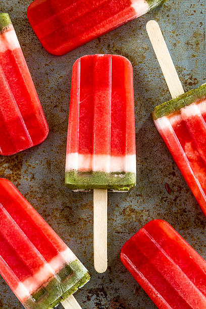 istock Frozen Watermelon and Kiwi Popsicles 482238946