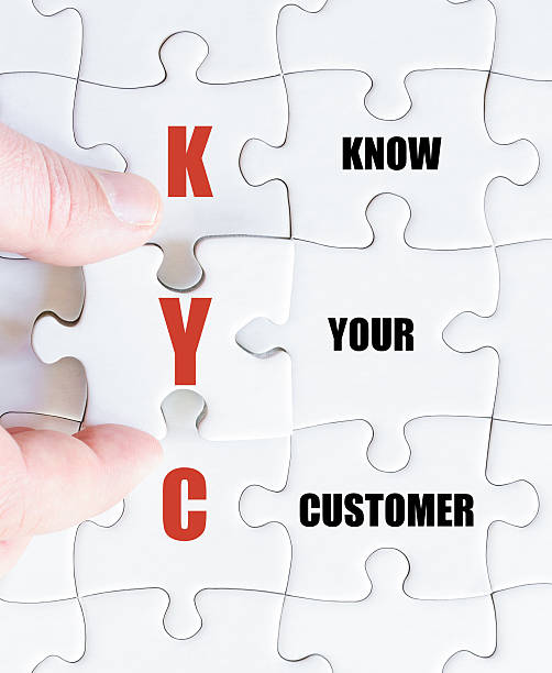 istock Last puzzle piece with Business Acronym KYC 482241794