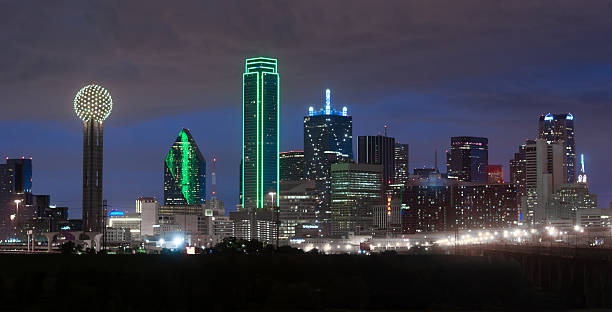 istock Trinity River Dallas Texas Downtown City Skyline Night Sunset 482247248