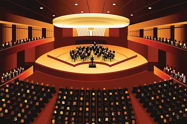 Vector illustration of Classical Music Concert