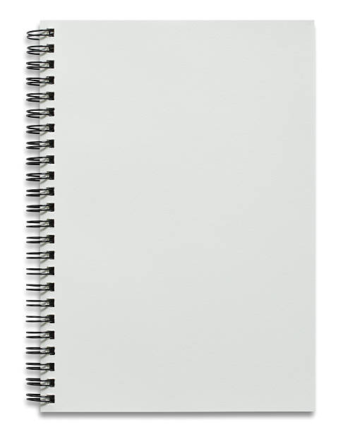 vierge carnet à spirale isolé blanc - spiral notebook spiral ring binder blank photos et images de collection