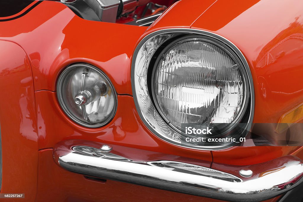 Der Lichter von einem alten vintage car - Lizenzfrei Alt Stock-Foto