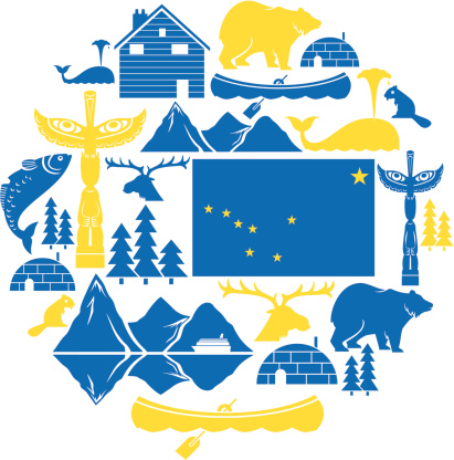 A set of Alaskan themed icons. See below for more travel images and other city and country icon sets. If you can't see a set you require, message me I take requests!