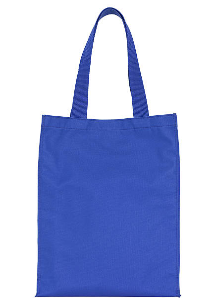 moustache a million edge Blue Fabric Bag Stock Photo - Download Image Now - Blue, Tote Bag, Shopping  Bag - iStock
