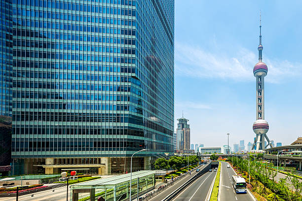 istock modern buildings and landmark in shanghai 482263074