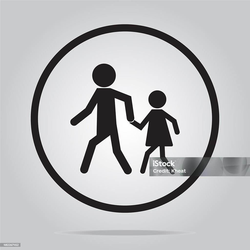 Pedestrian crossing sign pedestrian crossing sign, school road sign illustration 2015 stock illustration