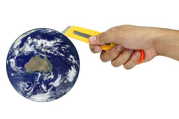istock Cut the earth, Elements of this image furnished by NASA 482267790