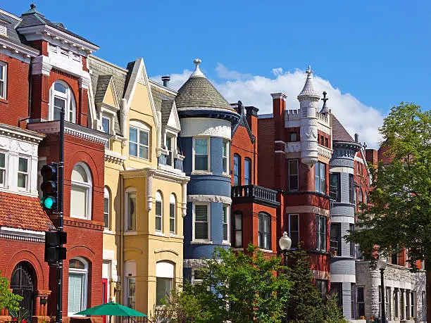 Photo of Luxury townhouses of the US capital.