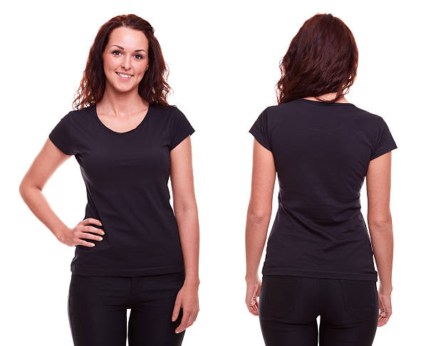 35.300+ Mujer Camiseta Negra Fotografías de stock, fotos e imágenes libres  de derechos - iStock