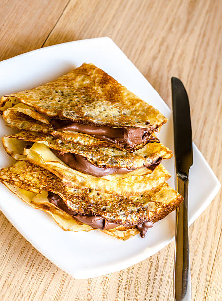 istock Crepes with chocolate cream 482275957