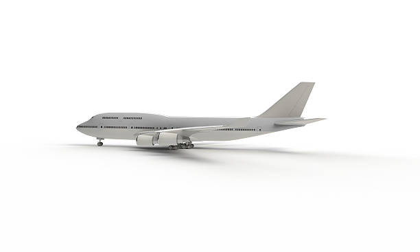 istock model of white airplane isolated 482278105