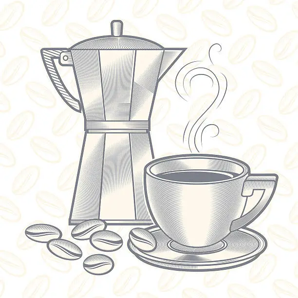 Vector illustration of Coffee