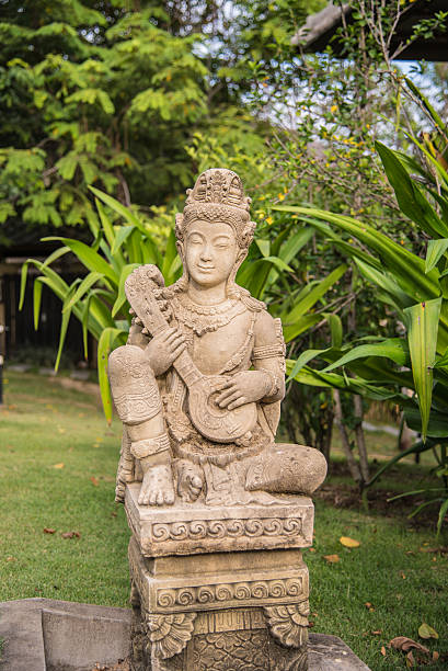istock Thai angelic statue in thailand 482280414