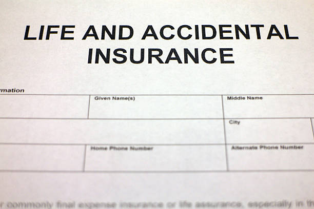 istock Life and Accidental Insurance Form 482280554