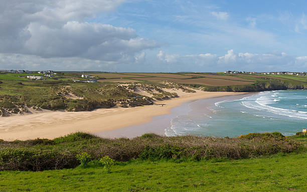 istock Crantock North Cornwall England UK near Newquay in spring 482280900