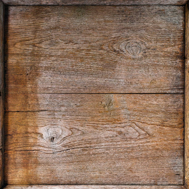 istock Vintage wooden board background with edge frame. 482281496