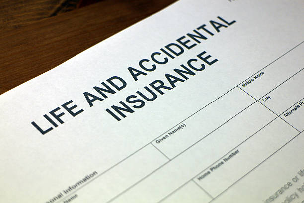 istock Life and Accidental Insurance Form 482281576