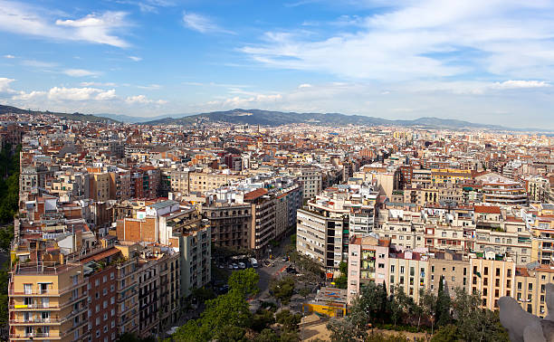 istock Aerial view of Barcelona 482284492