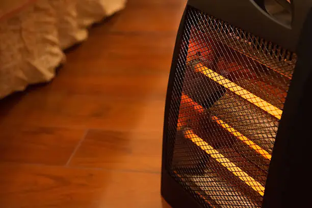 electric heater in bed room