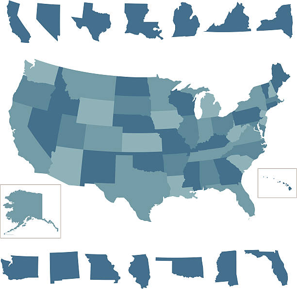 49 000 Us State Stock Photos Pictures Royalty Free Images IStock United States Map 