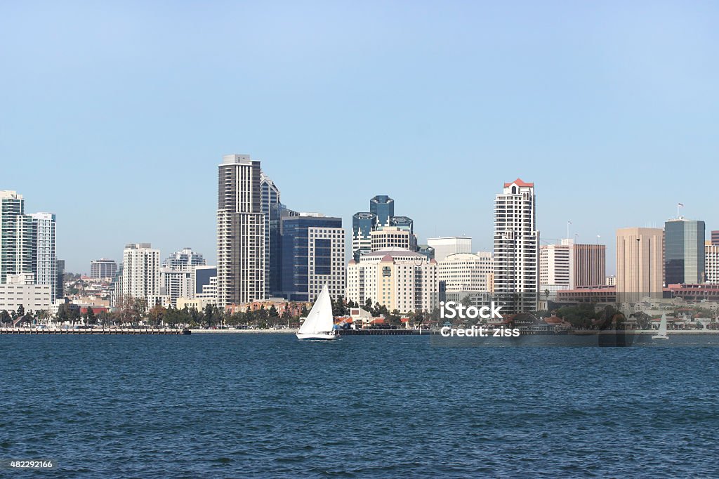 San Diego Downtown of San Diego California 2015 Stock Photo