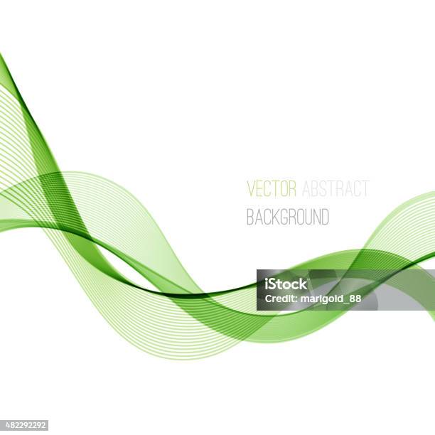 Smooth Wave Stream Line Abstract Header Layout Vector Illustration ...